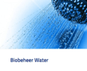 douche biobeheer water