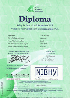 VCA diploma
